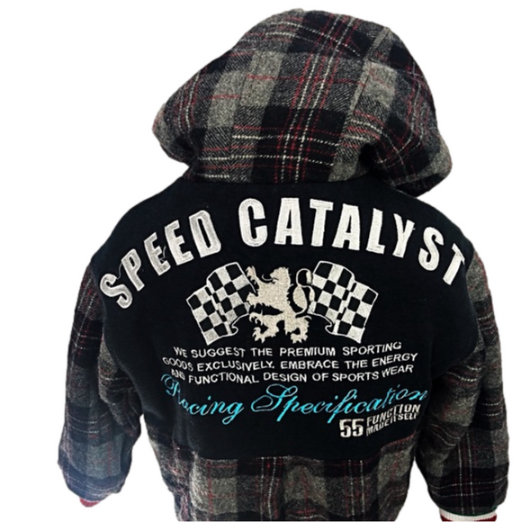 Wool Blend boys coat - Picture 3 of 6